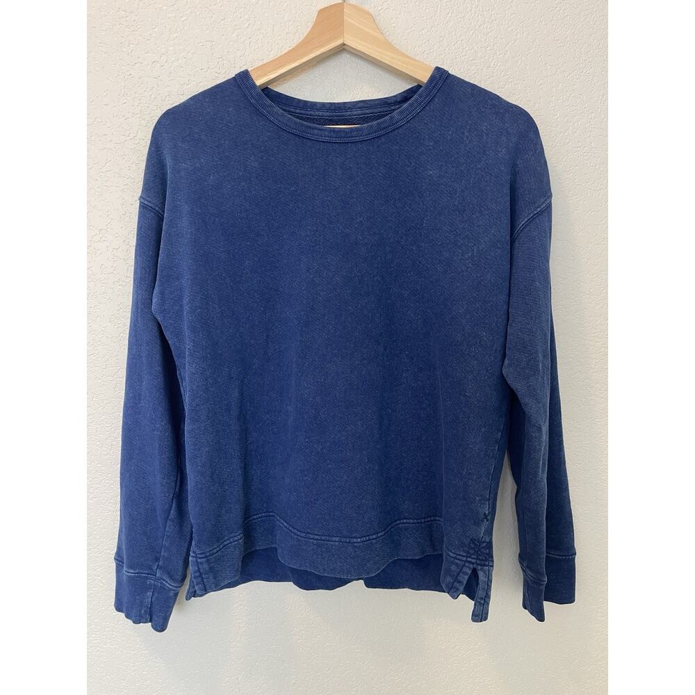 Alex Mill Sweatshirt Small Womens Frankie French Terry Retro Indigo Crewneck